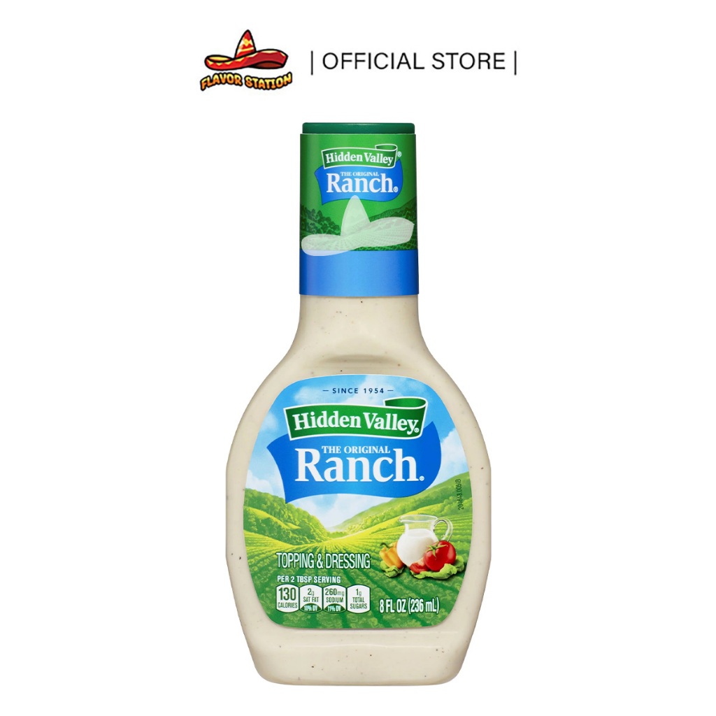 Sốt Hidden Valley Original Ranch Salad Dressing & Topping, Chai 236 mL (8 Fl. Oz.)