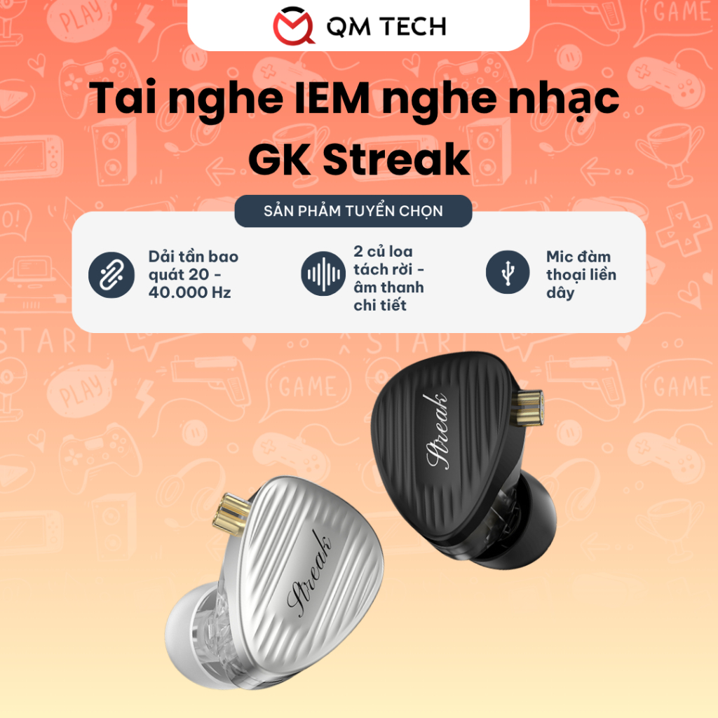 Tai nghe Gk Streak - QMTECH STORE