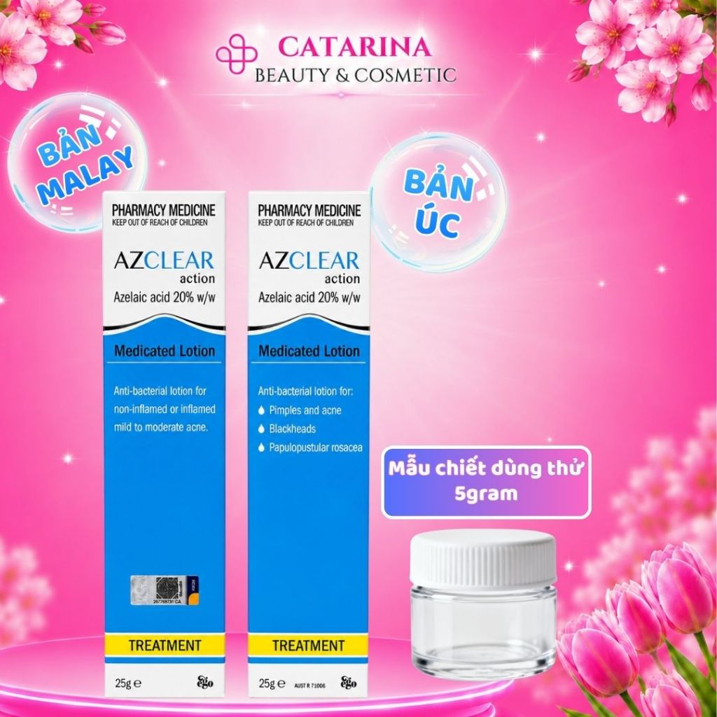 Azclear 20% 25gram | Kem dưỡng hỗ trợ giảm mụn giảm thâm