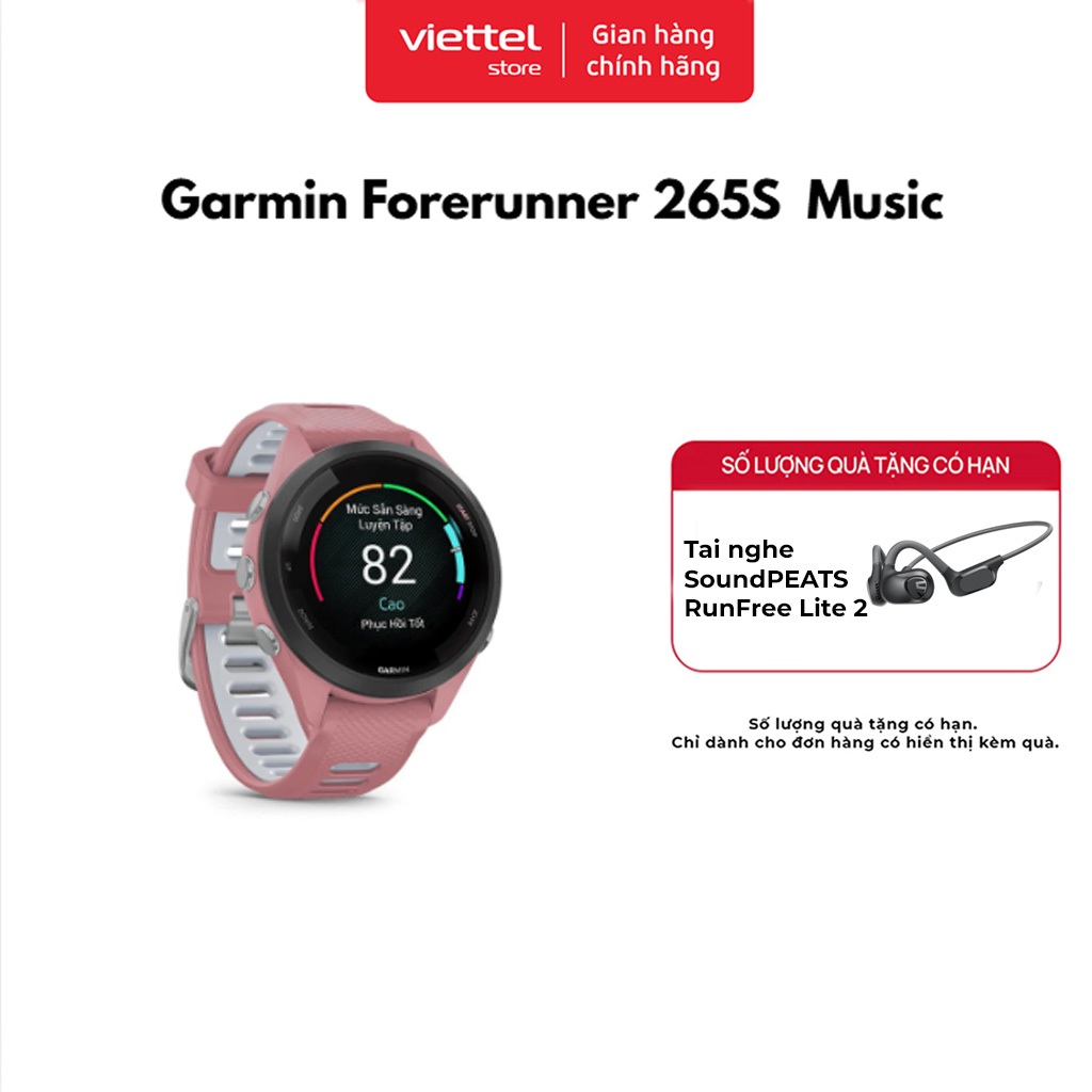 Đồng hồ thể thao thông minh Garmin Forerunner 265S Music Chính hãng