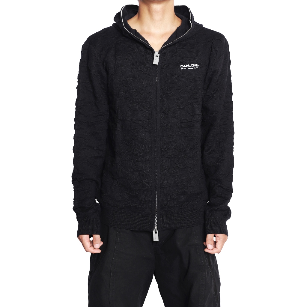 Áo Hoodie Len Goldie "WRINKLE BLACK"