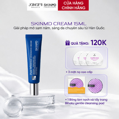 SkinMD Pure Whitenol Intensive Cream 15ml Kem dưỡng da, tinh chất dưỡng trắng, mờ da nám, tàn nhan