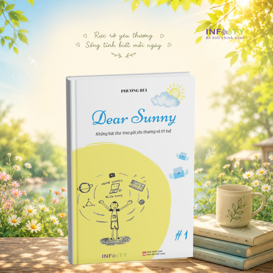 Sách Song ngữ Dear Sunny #1 - Letters of love and wisdom | Infinity Books | Phương Bùi