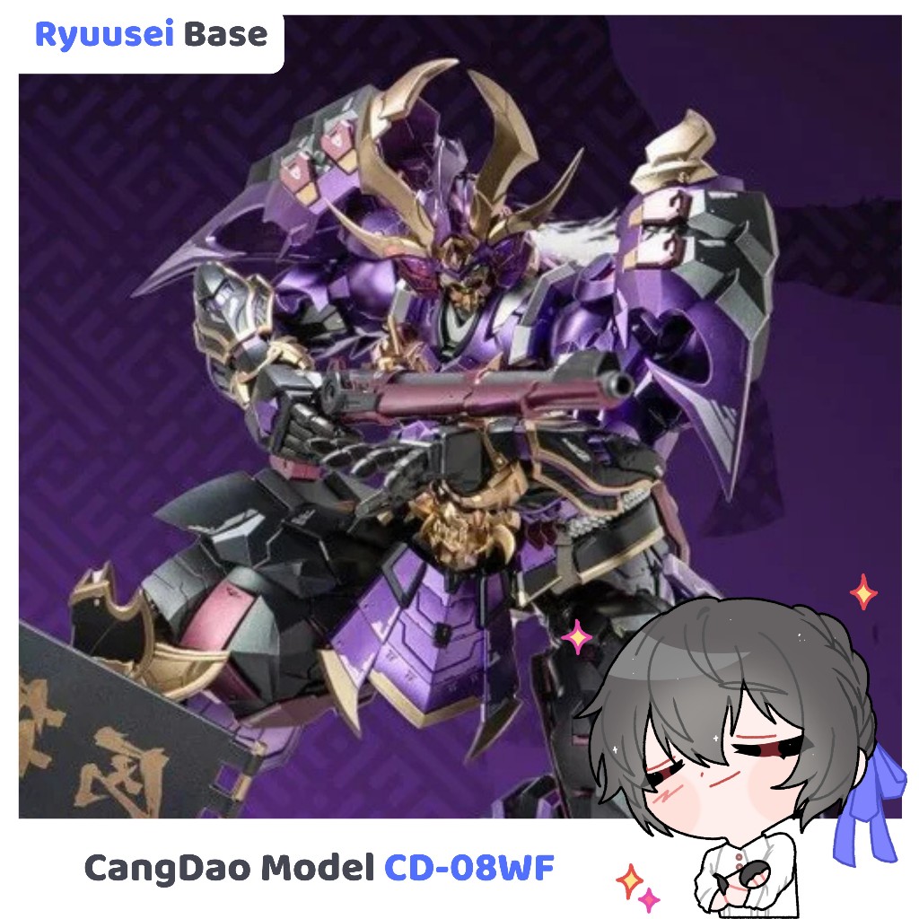 Mô Hình Lắp Sẵn CangDao Model CD-08WF WF2025 Purple Scorpion Samurai - Mô Hình Chính Hãng Trung Quốc