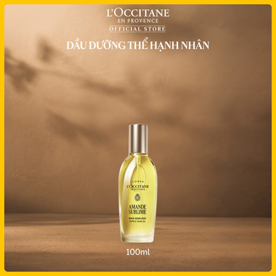 [LIVE HANNAH] Dầu Dưỡng Thể Hạnh Nhân L'OCCITANE Almond Supple Skin Oil 100ML
