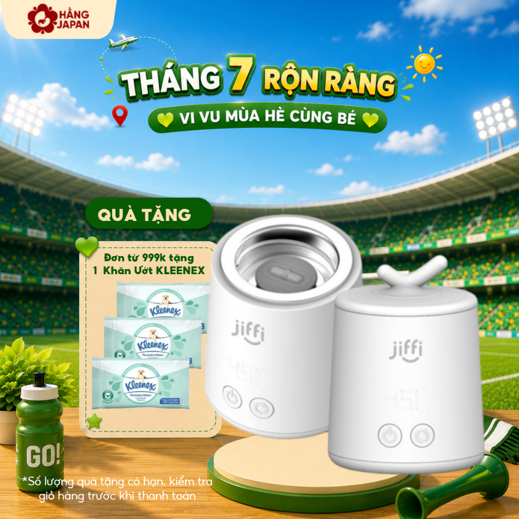 Máy hâm sữa cầm tay JIFFI 5.0 New, kiêm đun nước pha sữa, khuấy sữa tự động cho bé - BH CHÍNH HÃNG 1