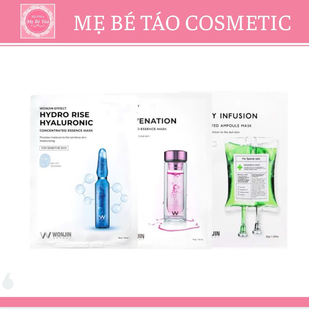Mặt Nạ Wonjin Hàn Quốc [MIẾNG LẺ] Chính Hãng Wonjin