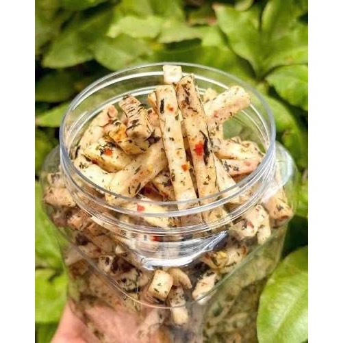 (ĂN CHAY ĐƯỢC) KHOAI MÔN CỌNG SẤY MẮM HÀNH ĐẶC SẢN ĐÀ LẠT - không cân bao bì
