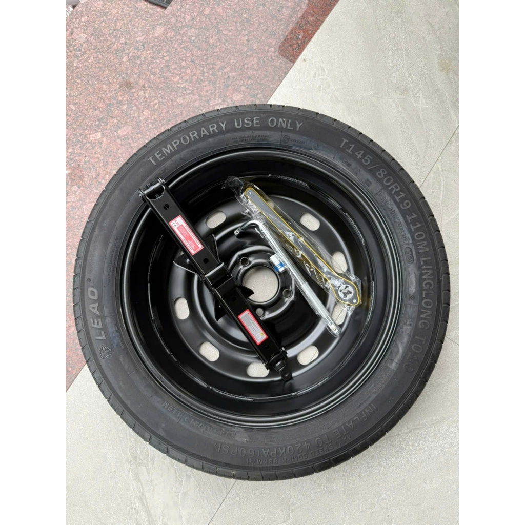 Mâm+lốp dự phòng R19 Vinfast VF8s/VF8 plus chuẩn size sơ cua cho Vinfast VF8, đặt vừa in chỗ khoét