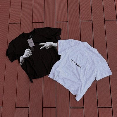 Áo Thun Xước NEWSEVEN “rock scissor paper” Boxy tee NAT.536