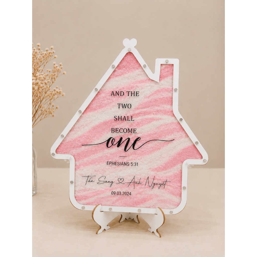 Tranh Ký Tên Rót Cát Đám Cưới Wedding Guest Book Độc Đáo | Titaro