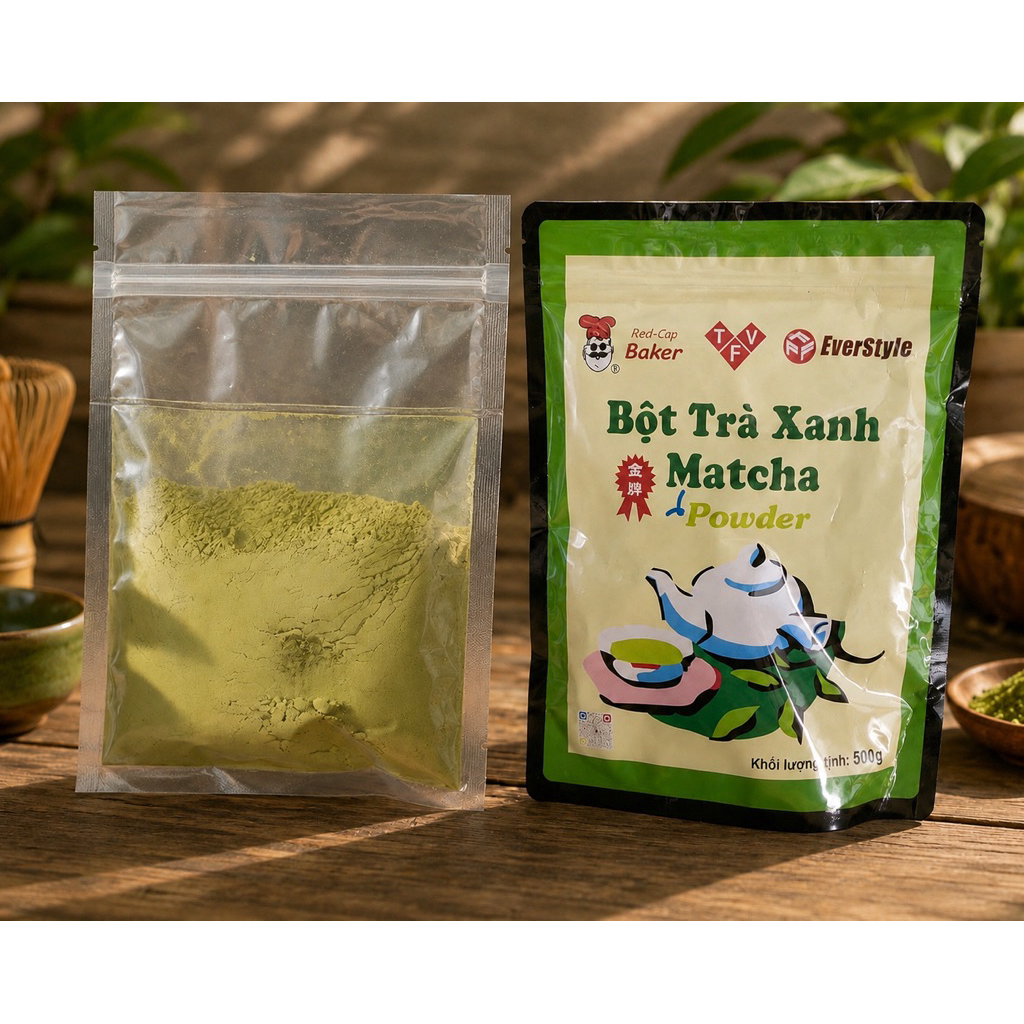 [ Chính Hãng] Matcha Mũ đỏ-Matcha Đài loan 100g