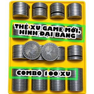 thẻ Xu máy game 24mm  ( 100 xu ) – Xu Máy Game – Xu Hình Đại Bàng – Thẻ Xu Arcade