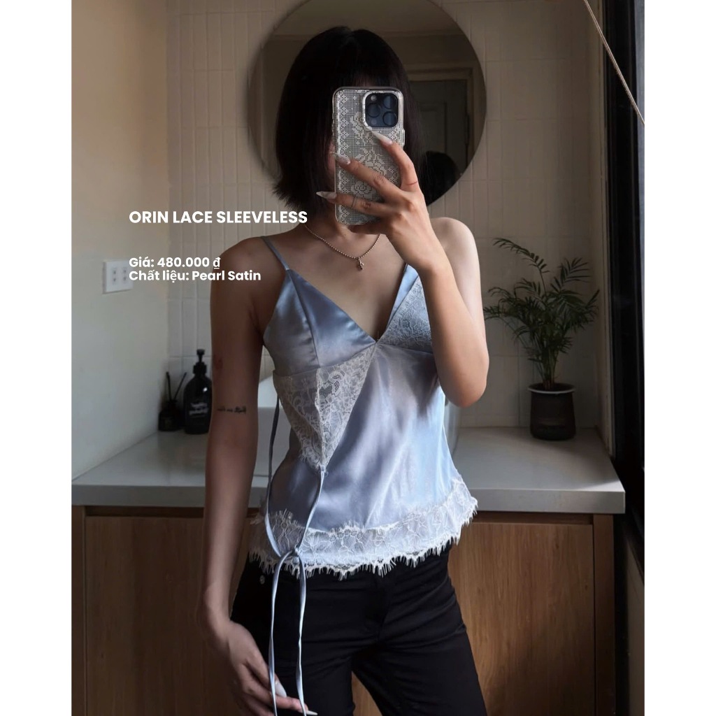 CIHER - Orin Lace Sleeveless (Giá có cộng thêm 25% PDV)