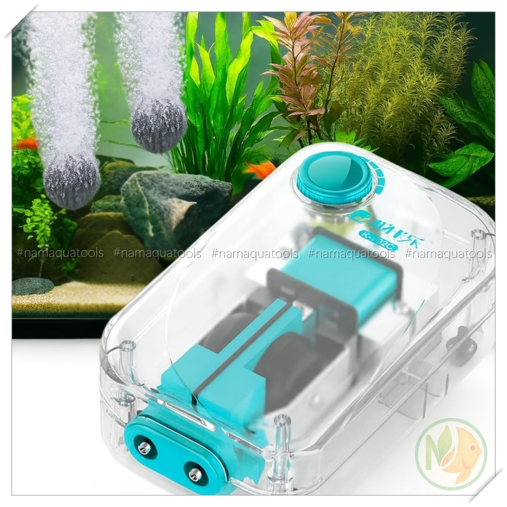 SOBO AQ-009 / AQ-013 / AQ-016 | Máy Sủi Oxy Siêu Êm Vỏ Trong Suốt Có Chỉnh Lưu Lượng Cho Hồ Cá Cảnh,