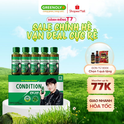 Nước giải rượu Kolmar Condition hỗ trợ giải rượu và giải độc gan 100ml
