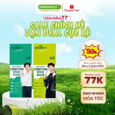 Thạch Giải Rượu Khúng Khéng Condition Stick Hộp 10 Gói