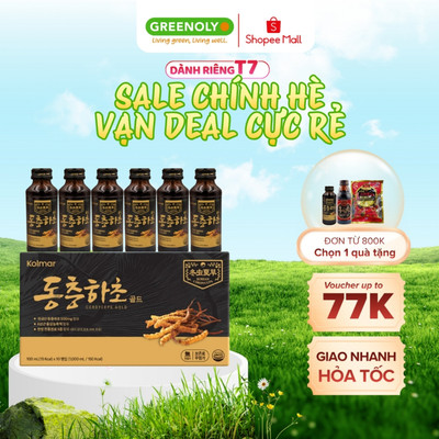 Nước Đông Trùng Hạ Thảo Kolmar Gold Hỗ Trợ Bồi Bổ Sức Khỏe 100ml