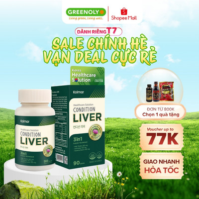 Viên Uống Giải Độc Gan Hàn Quốc Hỗ Trợ Tăng Cường Chức Năng Gan Inno.N Condition Liver 90 Viên