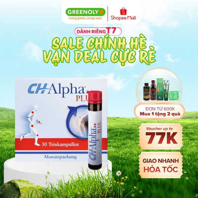 Collagen CH Alpha Plus Dạng Nước Hỗ Trợ Xương Khớp hộp 30 chai x 25mm