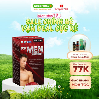 Combo 2 Hộp Tăng Cường Sinh Lý Nam Bổ Thận Tráng Dương Welson For Men 60 viên