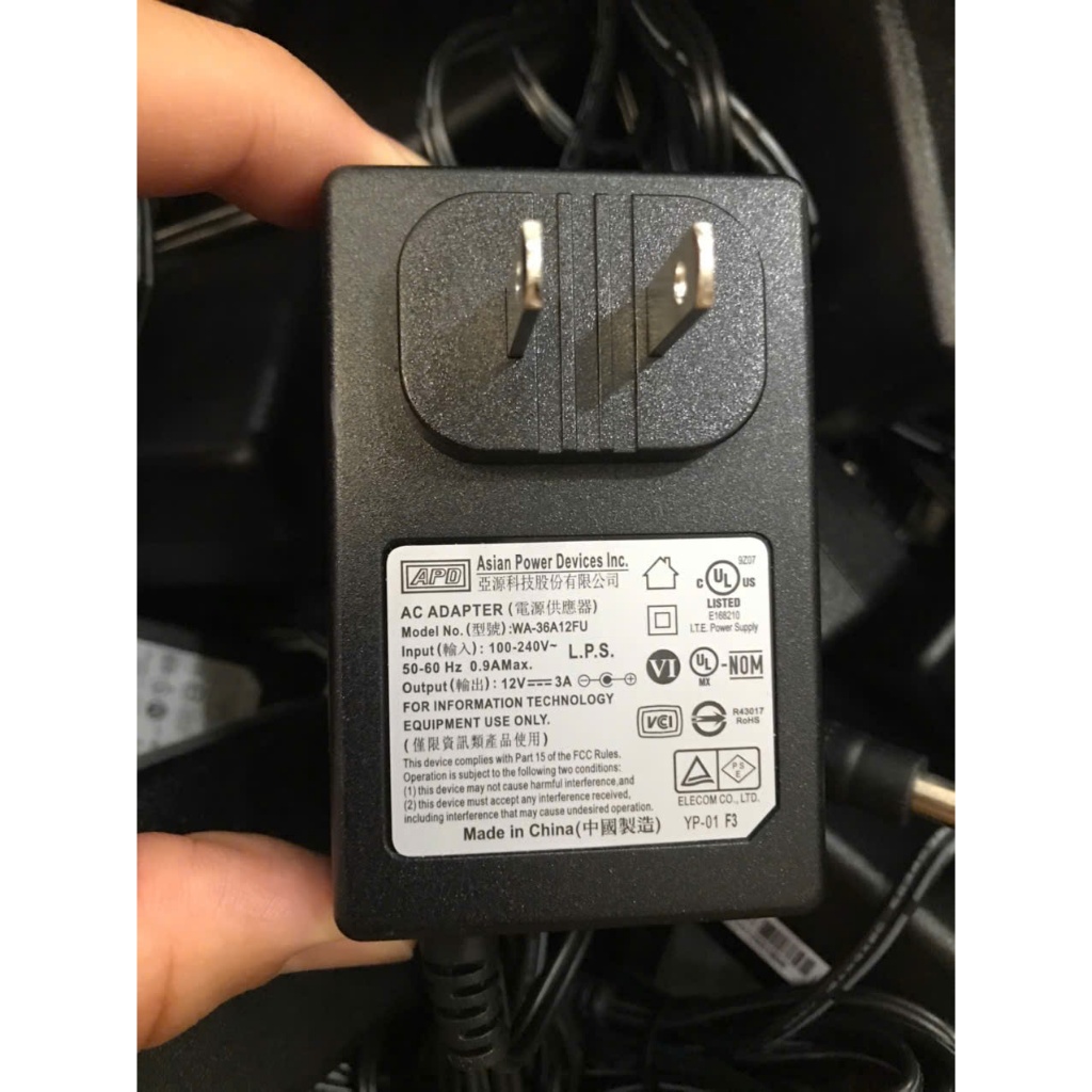 Sạc Nguồn Adapter 12V 1.5A, 2A, 3A, 4A, 7A ZIN HÀNG BÃI HONOR, APD, HONOTO, KTEC,…