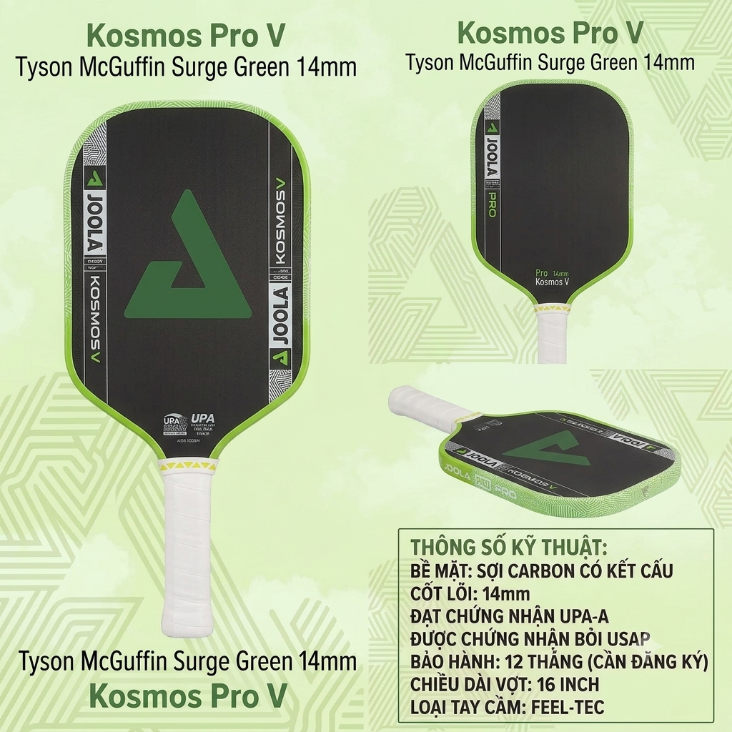 Kosmos Pro V Tyson McGuffin Surge Green 14mm