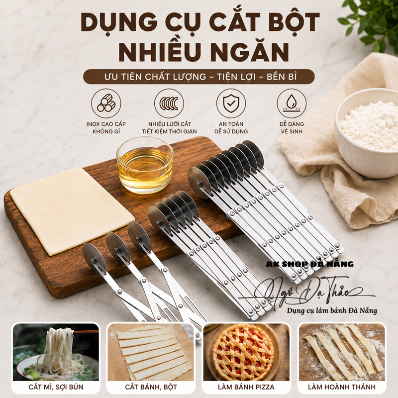 Dao cắt bánh nhiều vòng ( DANANGBAKINGTOOL 2000.935)