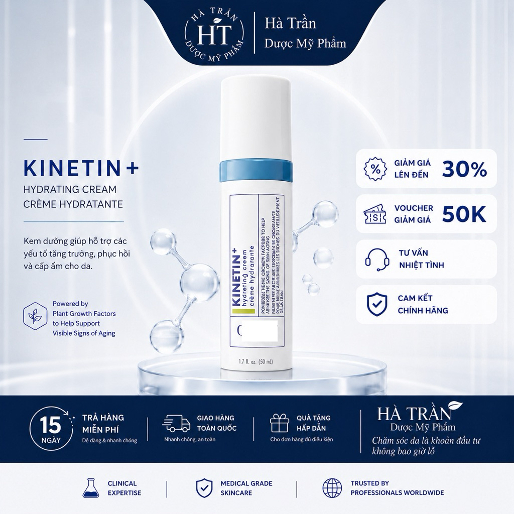 Kem dưỡng phục hồi làm dịu da Obagi  Kinetin+ Hydrating Cream