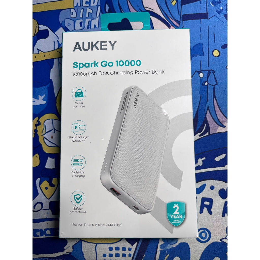 Pin Sạc Dự Phòng Aukey Spark Go PB-Y46 10.000 mAh 15W