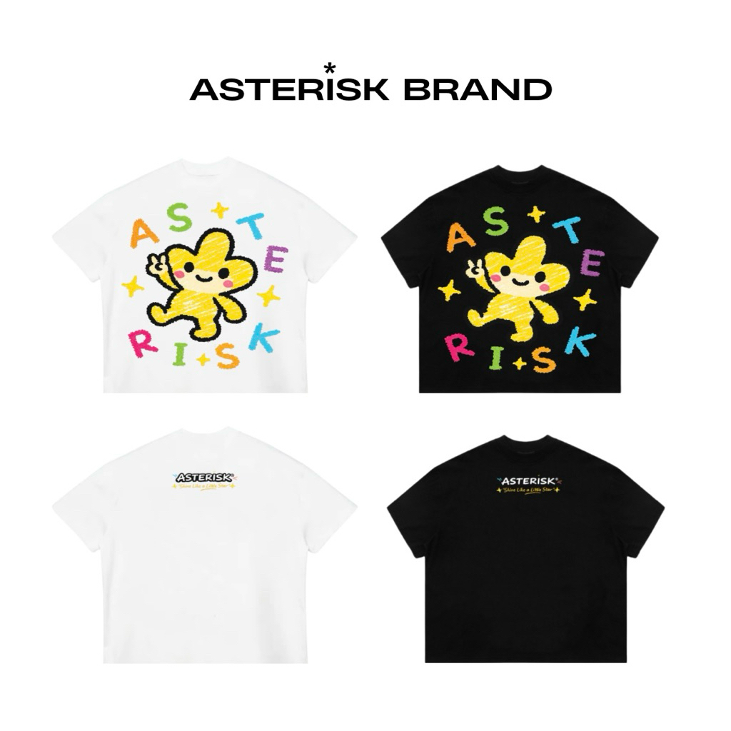 [Asti Collection] - Áo thun Asterisk boxy tee [ Circle Asti ] - 100% cotton nam / nữ