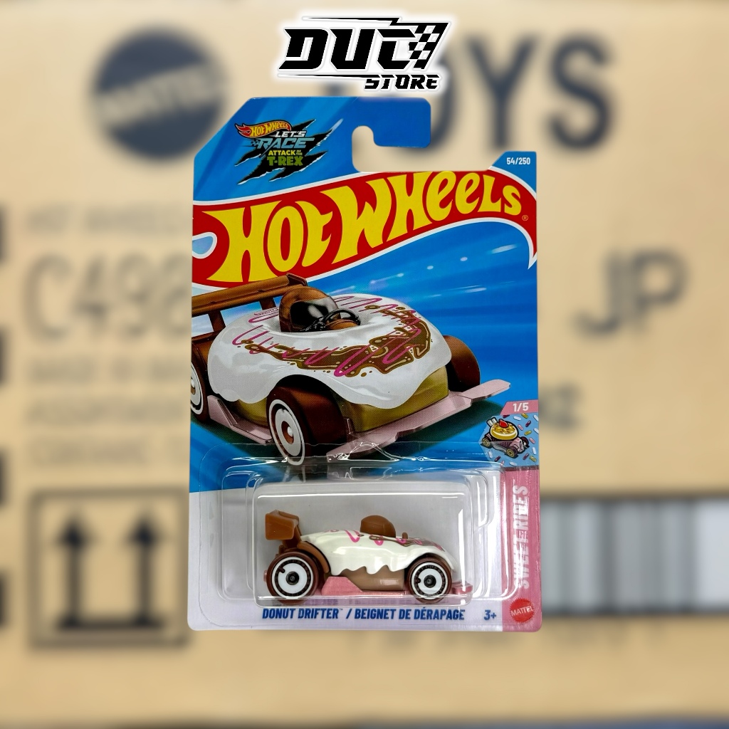 ducstore Xe mô hình JJL31 Hot Wheels Donut Drifter - basic M case 2026