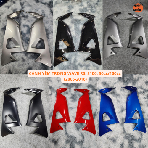 Cánh yếm wave, cánh yếm trong dành cho wave 100cc, wave rs, A50/A100(2006-2016), Wave S100 - NHỰA TR
