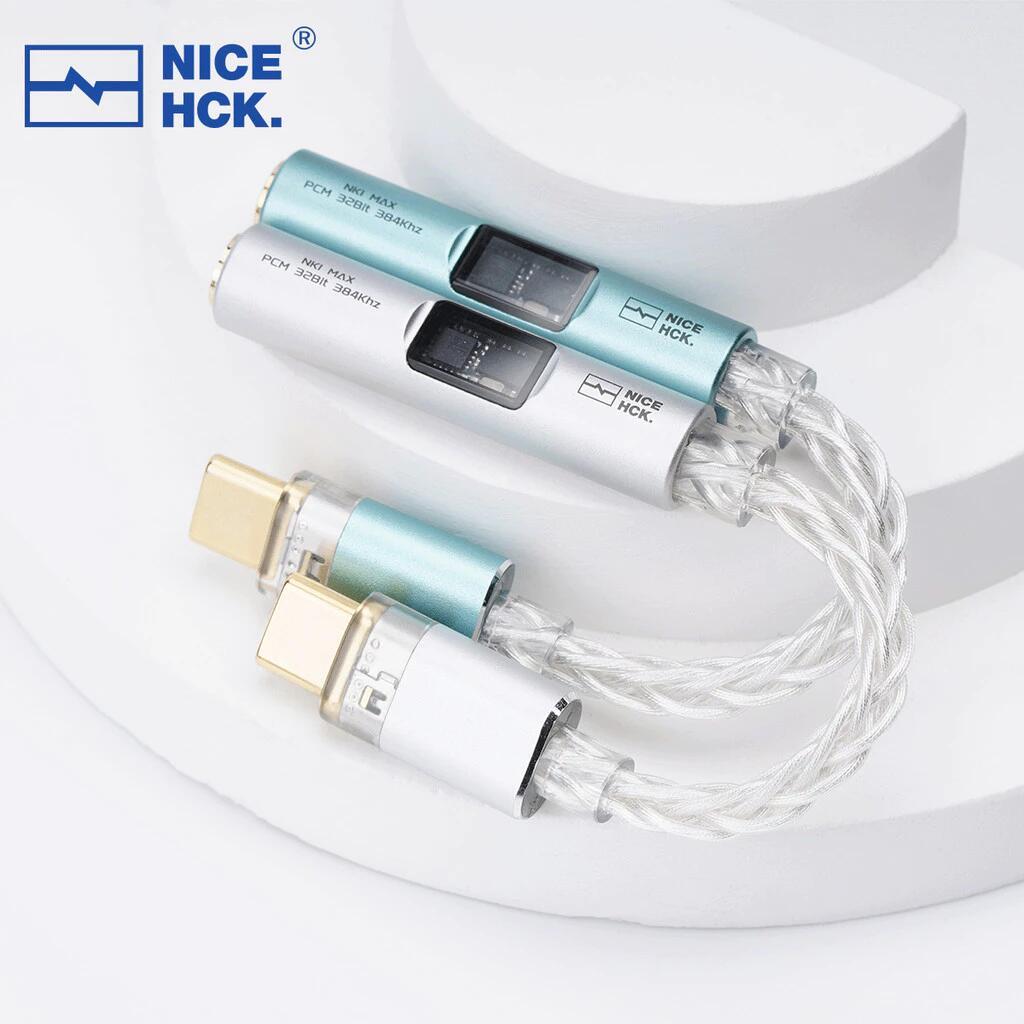 Bộ khuếch đại DAC Type-C Hi-Fi NICEHCK NK1 MAX Chip Giải Mã CX31993 & MAX97220 Dây OCC mạ b