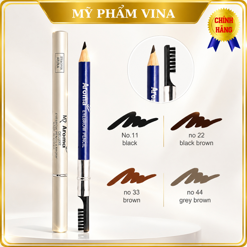 Chì kẽ mày Aroma Eyebrow Pencil