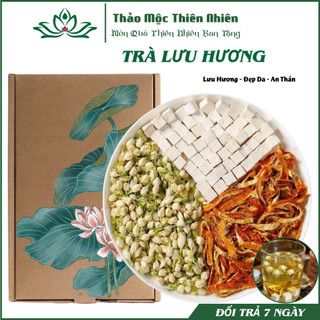 Trà Lưu Hương Thảo Mộc Thiên Nhiên Hỗ trợ khử mùi hôi miệng và lưu hương cơ thể Nguyên Liệu Sấy Lạnh
