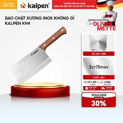 Dao chặt nhà bếp Inox đa năng KALPEN KN4 hàng chính hãng