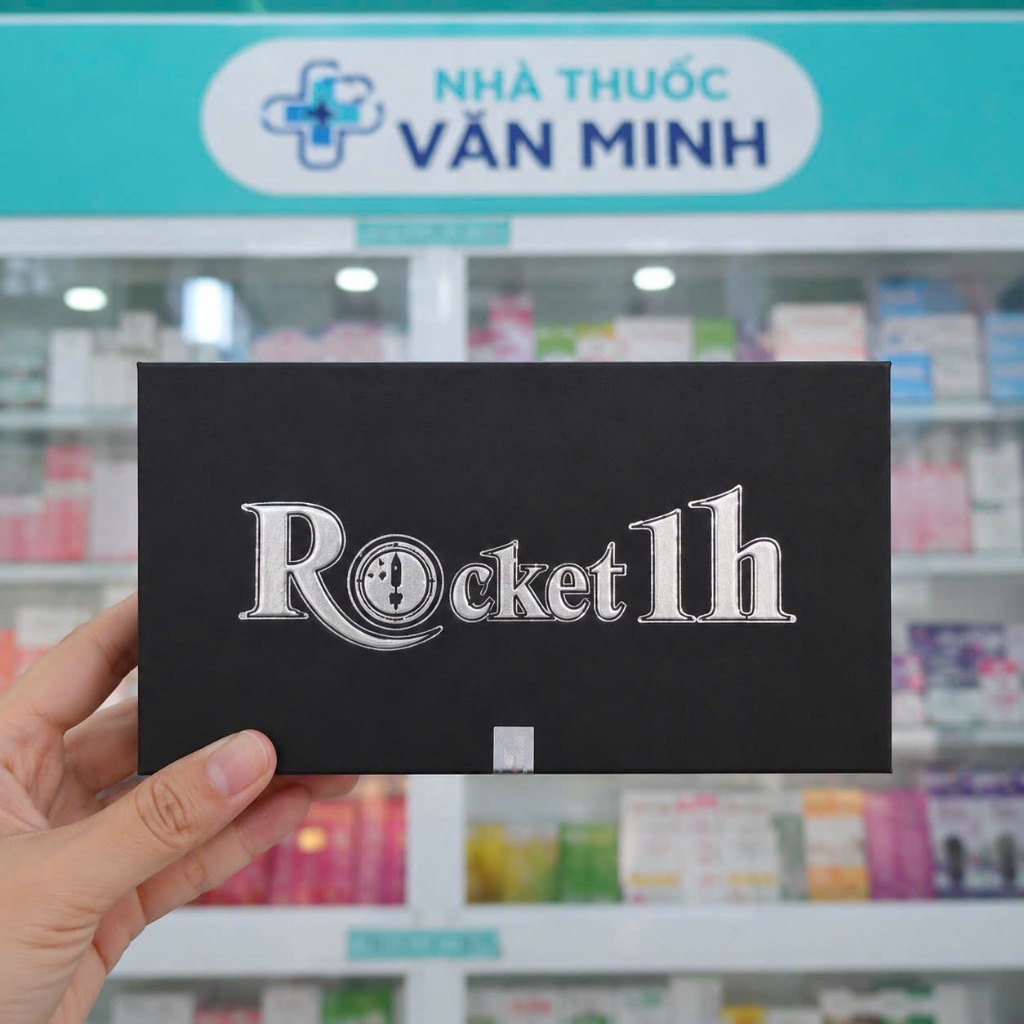Rocket 1H Hộp 6 Viên - Viên Uống Hỗ Trợ Tăng Cường Sinh Lực Nam, Hỗ Trợ Bổ Thận Tráng Dương, Hỗ Trợ 