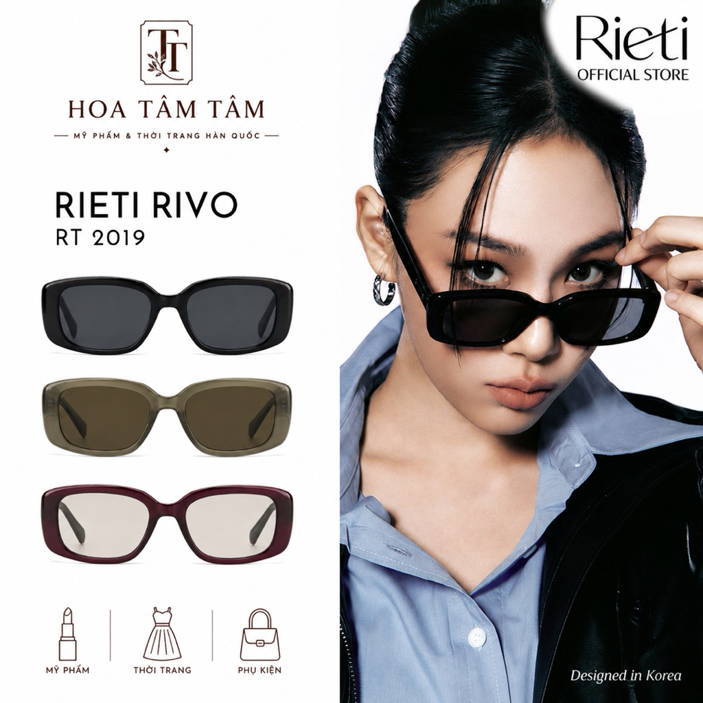 [Mẫu mới] RIETI RIVO RT2019- Kính râm Rieti Rivo 3 màu