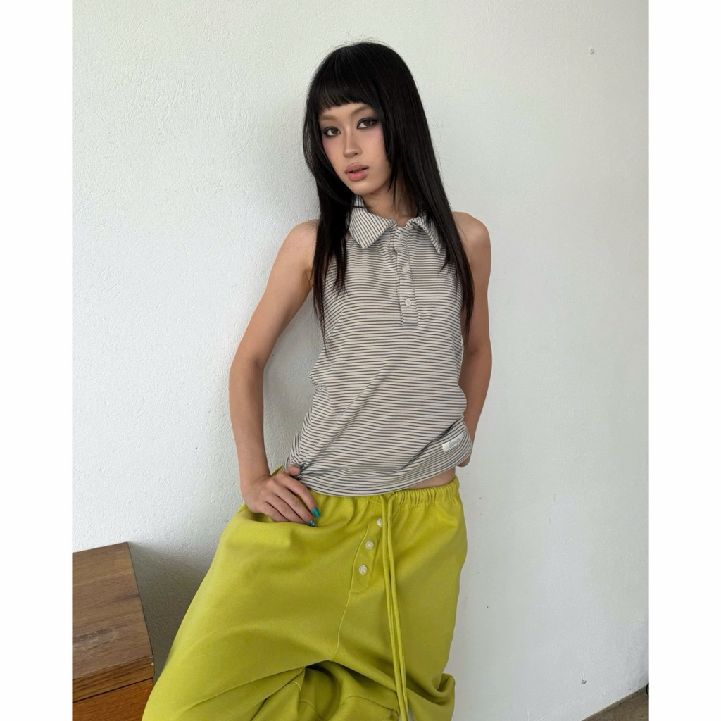 61COMFY SODA BACKLESS POLO - Áo polo sát nách hở lưng