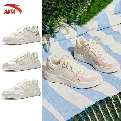 ANTA Nữ Sports Giày thể thao Sneakers Nam nữ Giày đế bằng basic nữ nhẹ đế bám sàn 1225B8011U