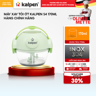 Máy xay tỏi ớt KALPEN S4 170 ml hàng chính hãng