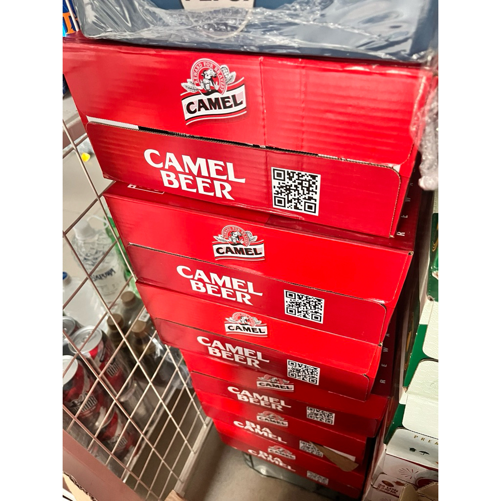 Bia camel beer lon cao đate T3/27 thùng 24 hộp