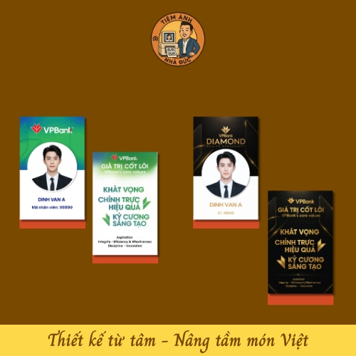 Thẻ Nhân Viên VPBank, In thẻ nhân viên, thiết kế thẻ nhân viên, miễn phí, bền đẹp