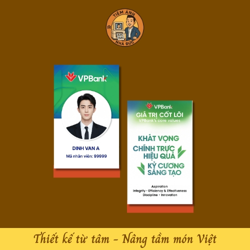 [Mẫu 1] Thẻ Nhân Viên VPBank, In thẻ nhân viên, thiết kế thẻ nhân viên, miễn phí, bền đẹp, miễn phí 