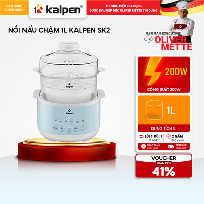 Nồi nấu chậm KALPEN SK2 1L hàng chính hãng