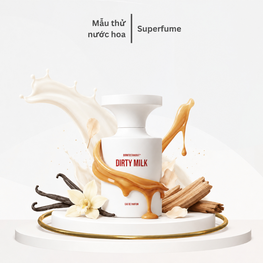 [ Mẫu thử ] Nước hoa unisex kem sữa Dirty Milk EDP