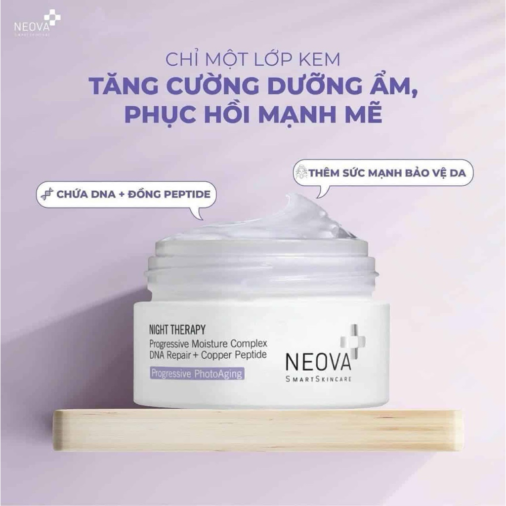 Neova Night Therapy - Kem Đêm Cấp Ẩm, Phục Hồi DNA