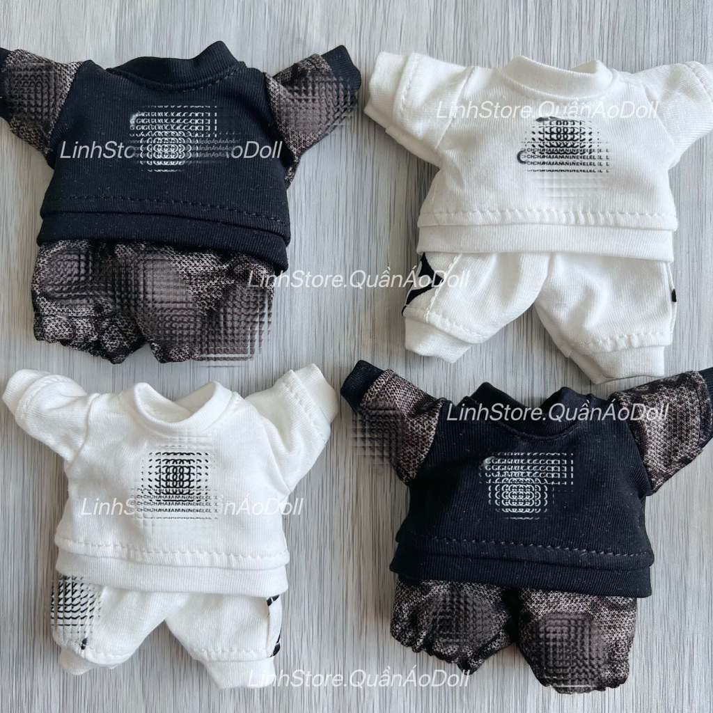 [Quần áo búp bê] BỘ QUẦN ÁO TAY DÀI THỂ THAO BÉ TRAI DOLL 5IN