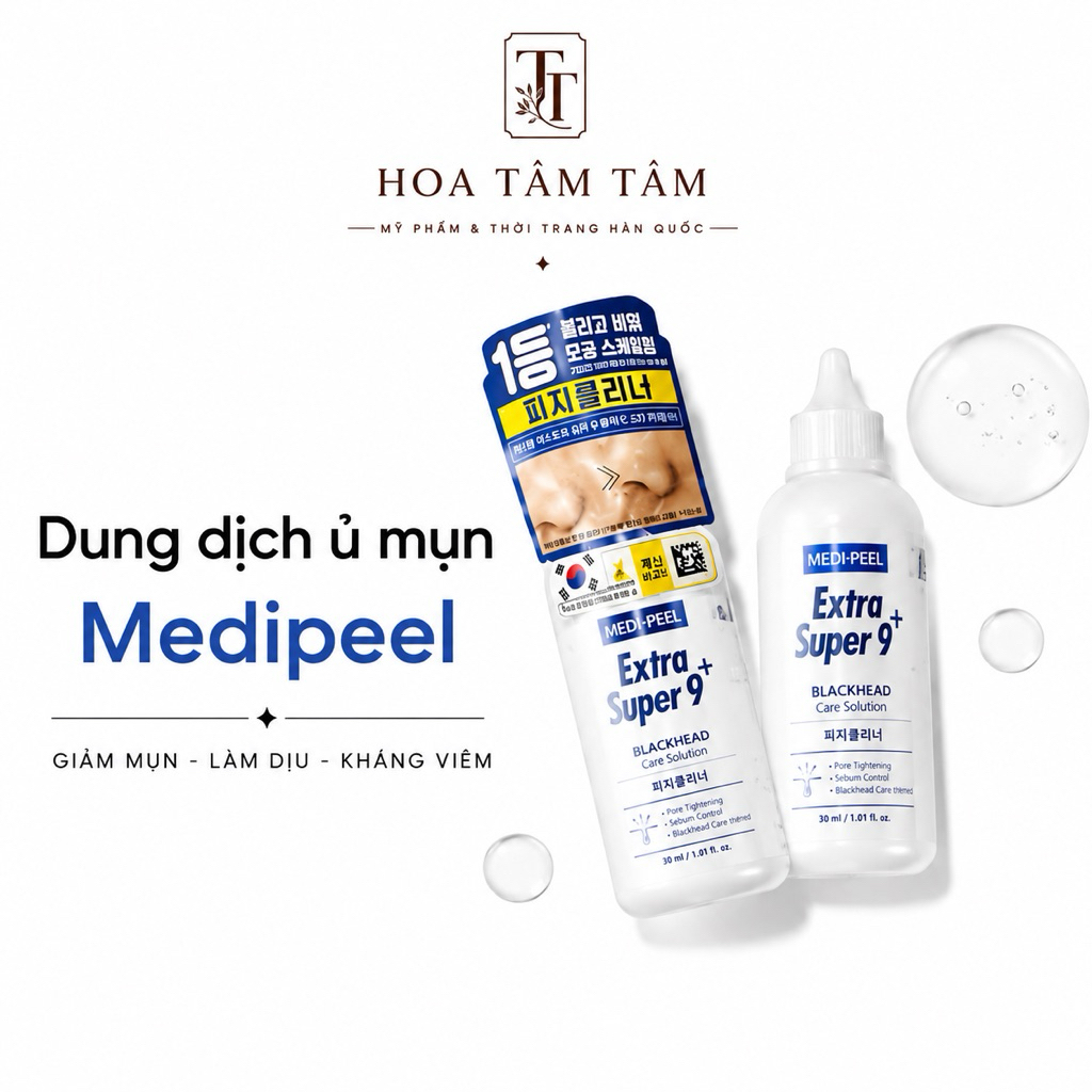 Dung dịch ủ mụn Medipeel Extra Super 9+ Daiso | Hỗ trợ làm sạch mụn đầu đen, mụn cám